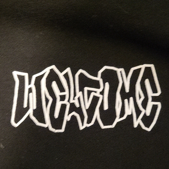 Empyre Black Hoodie with White Graphic - Picture 2 of 5